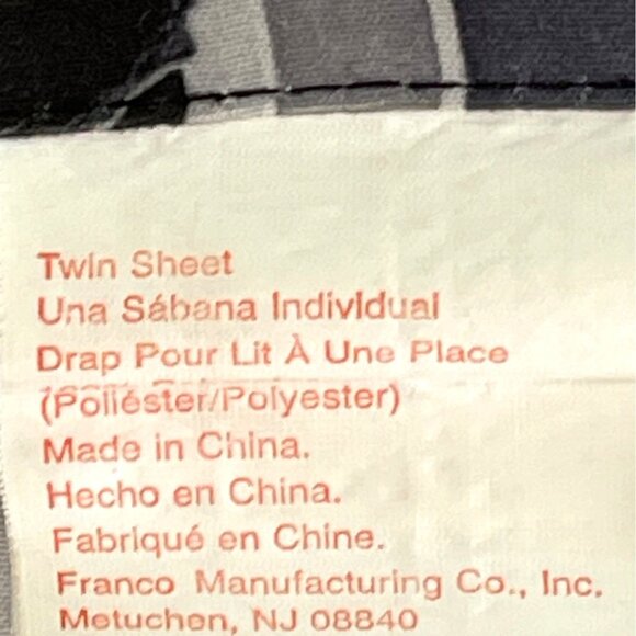 Kid Jurassic Park World Dinosaur Twin Flat Bed Sheet T Rex Bone Black Green Grey - Picture 4 of 9